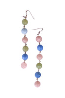 Triple Pearl String Earrings