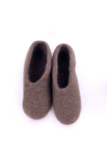 Brown Felt Slipper size 37