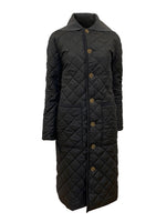 Patchwork reversible padded coat