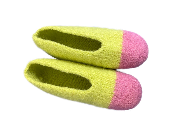 Two tone Felt Slipper size 38/39