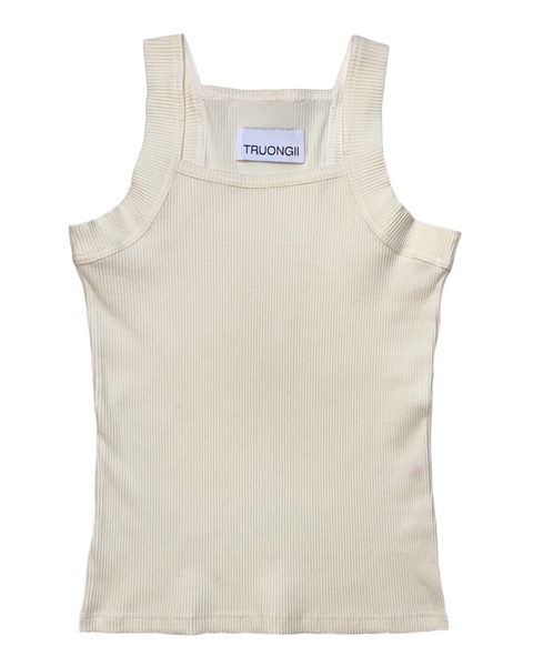 RIB TANK Ivory